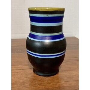 Zenith Gouda Landhuis 1920s-1950 Art Deco Matte Vase 4.5 Inch High
